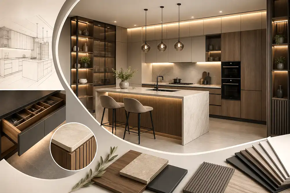 طراحی کابینت mdf